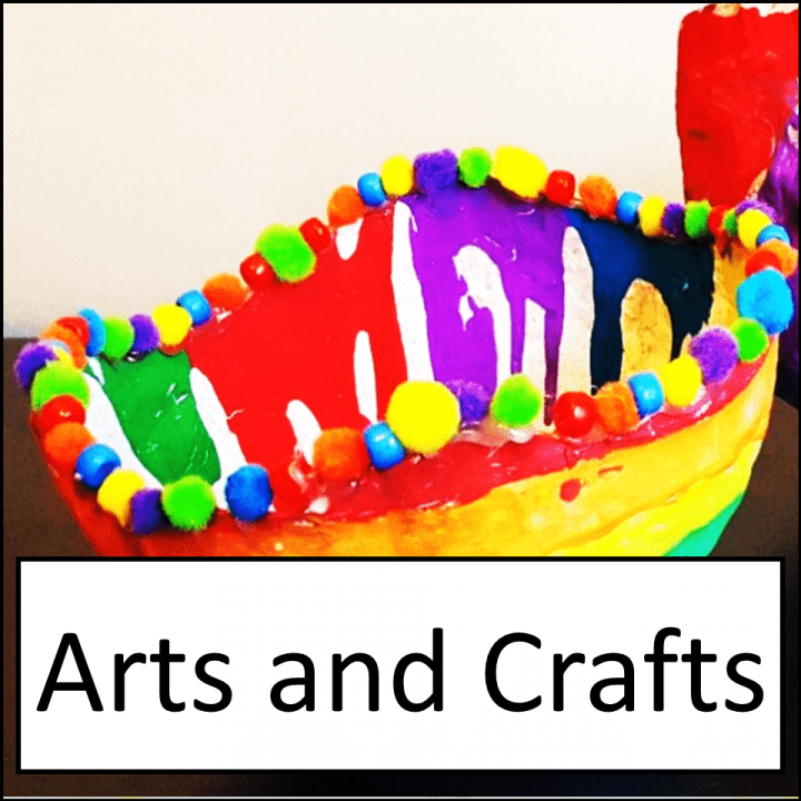 arts and crafts category pages.