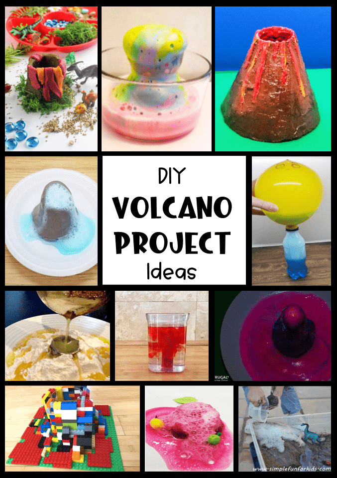 15 How to Make A Volcano Project Ideas pinterest pin.