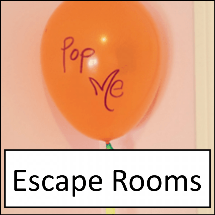 escape rooms category page.