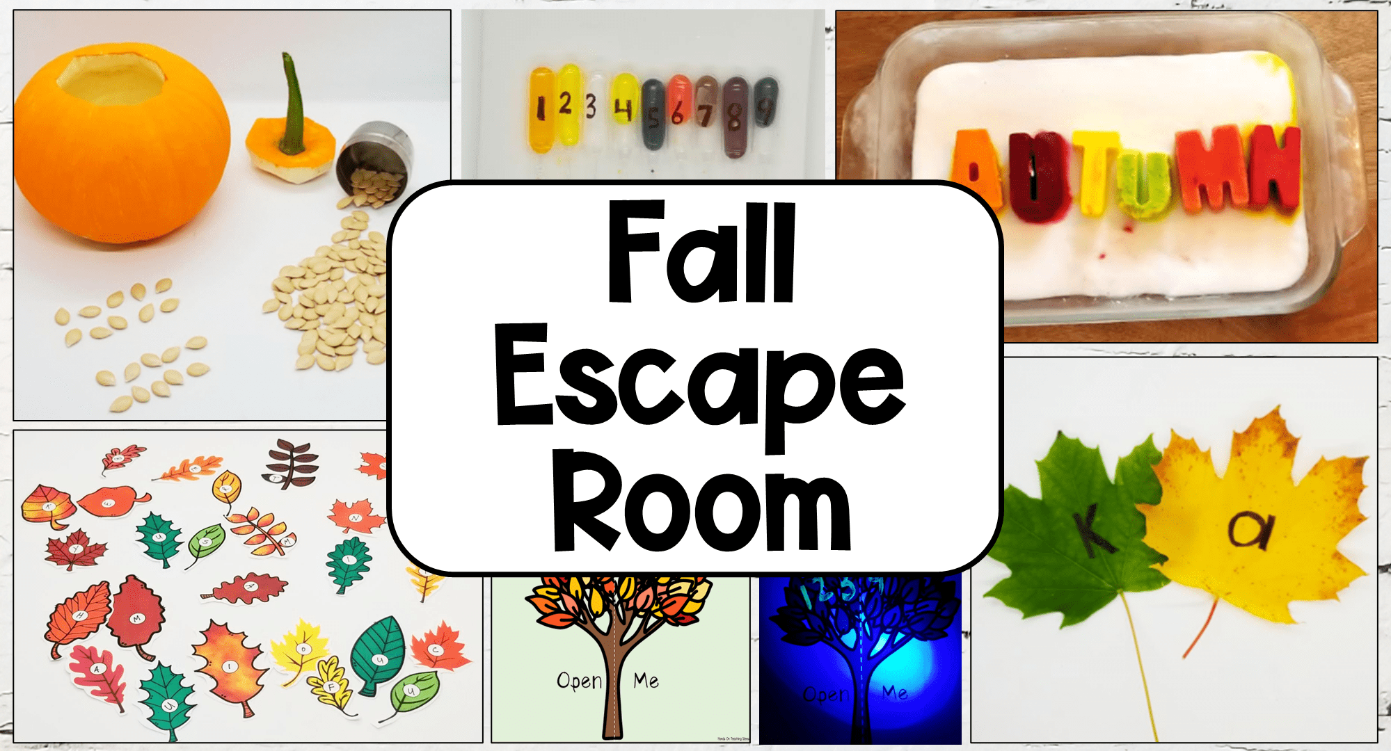 Fall(Autumn) Escape - Kids Escape Room Game Printable (Ages 5-8) –  PaperEscapeCo