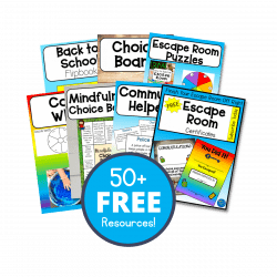 Freebie! Fall Escape Room