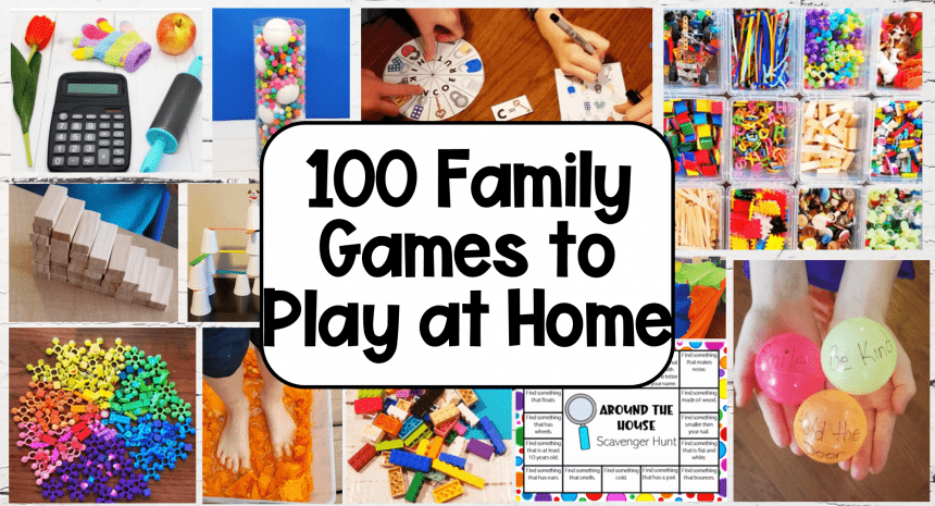 Best Family Games to Play at Home with Free Printables