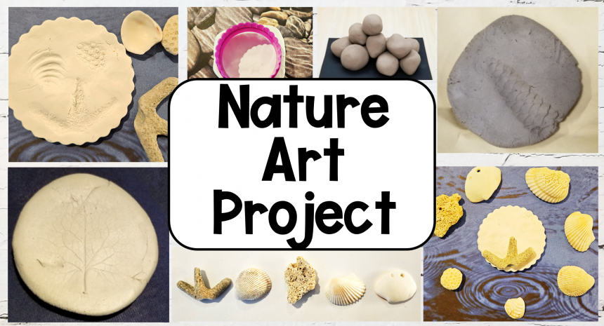 easy outdoor nature art clay 6 Easy Outdoor Nature Art for Kids