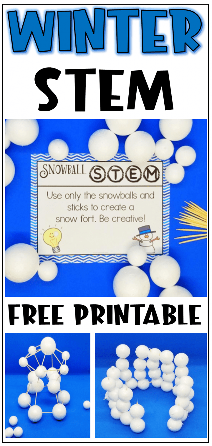 winter stem activity shows a pin for pinterest made of of images from the post.