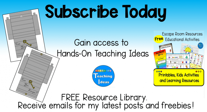 hands on teaching ideas subscriber image.