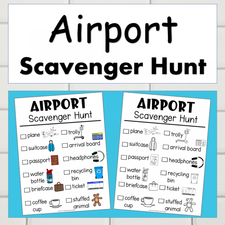 Airport Scavenger Hunt - Hands-On Teaching Ideas