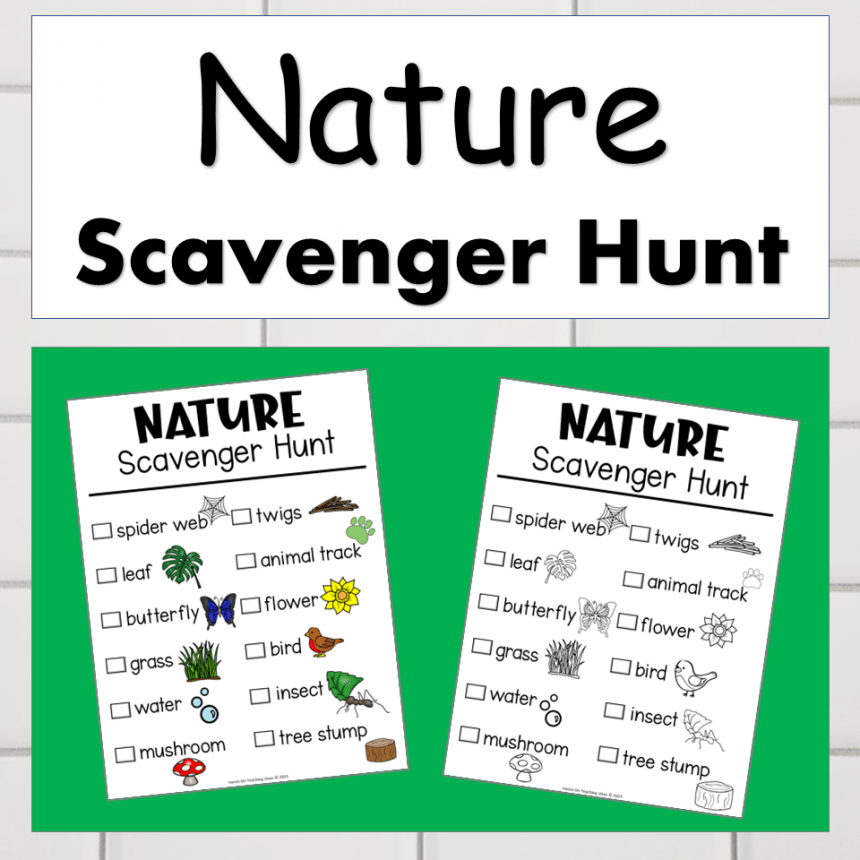 Nature Scavenger Hunt - Hands-On Teaching Ideas