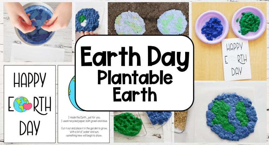 Easy Earth Day Activity and Free Printable