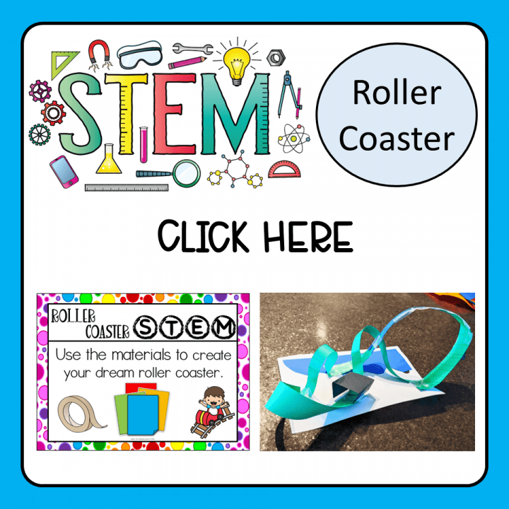 10 exciting STEM activities shows an image for a roller coaster STEM activity.