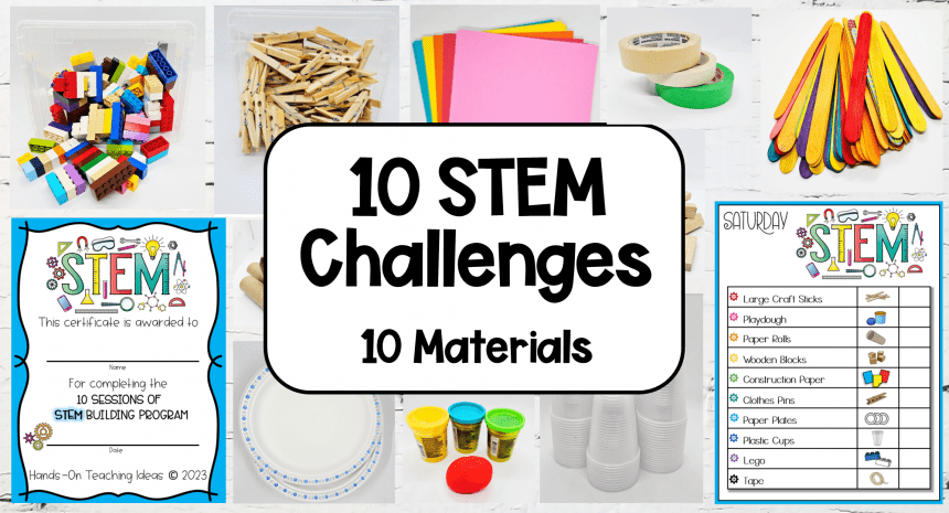 10 Exciting STEM Activities with Just 10 Materials