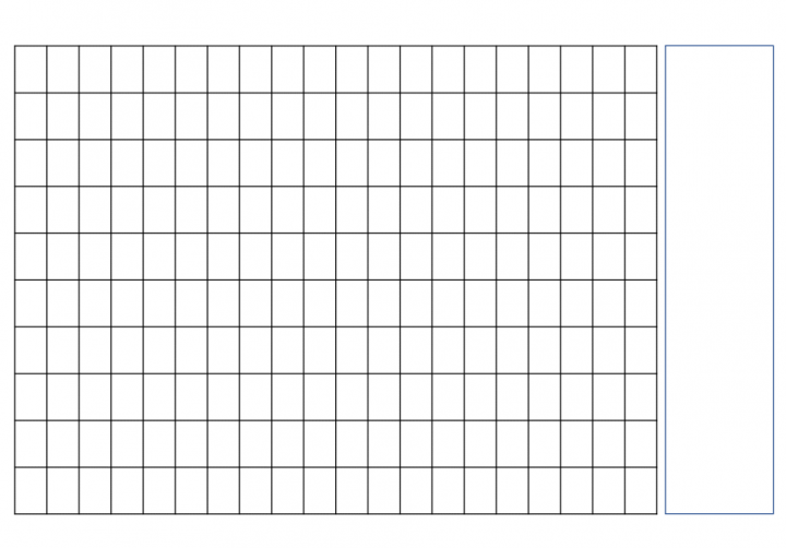 printable shows a grid.