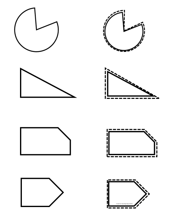 puzzle ideas shows shapes with a pair.