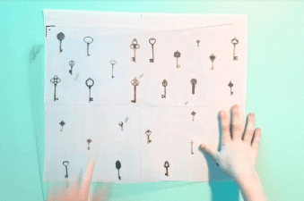 escape room puzzle ideas shows a picture with lots of fancy keys.