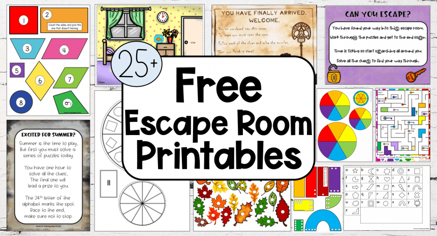25+ Free Escape Room Ideas