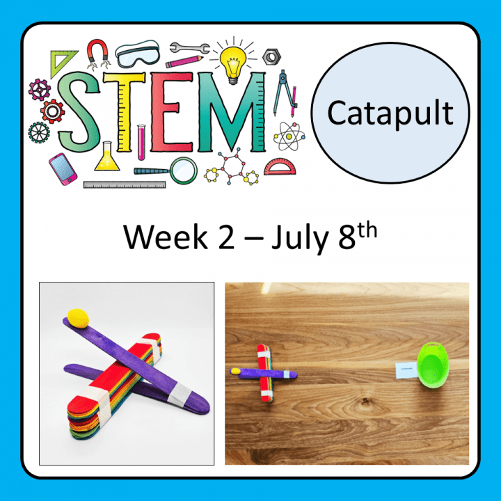 exciting stem activities shows a image of the stem challenge for week 2.