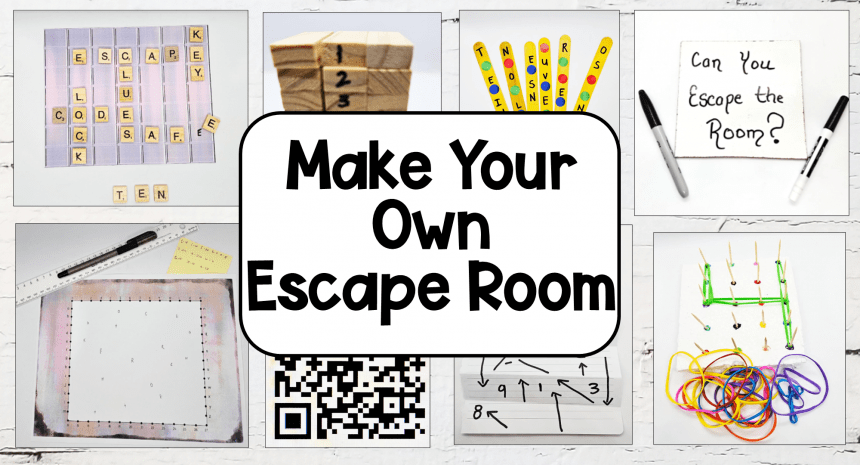 Build Your Own Escape Room (Free Printables)