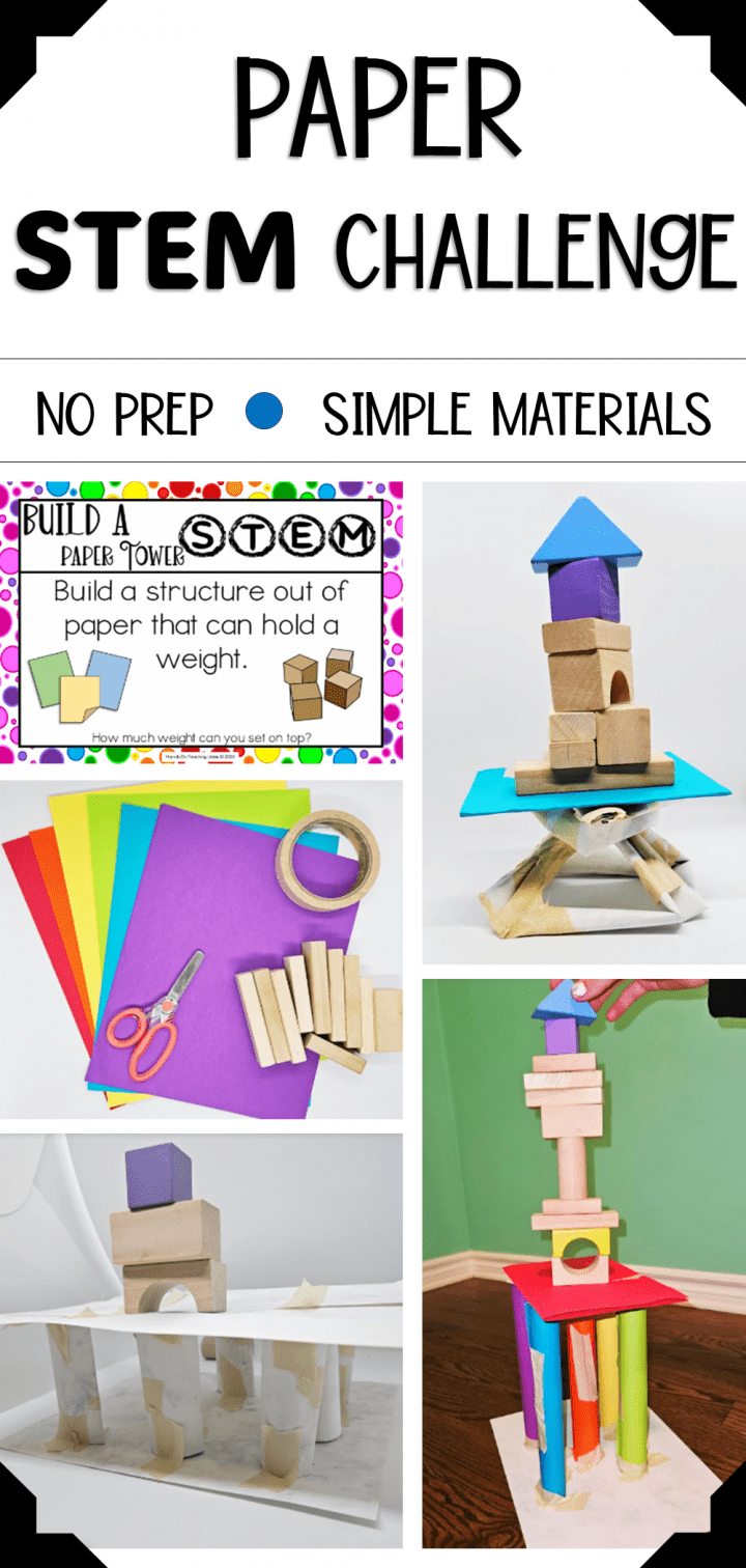 paper stem activity shows a collage for a pinterest pin.