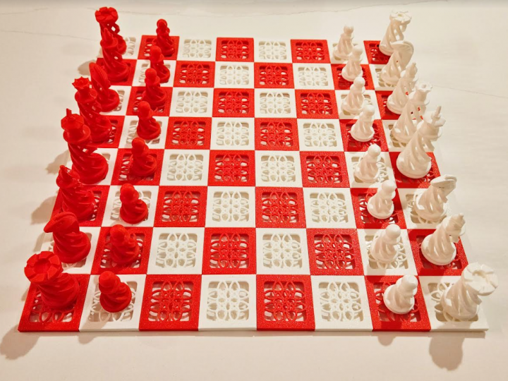 diy escape room at home shows a chess board.