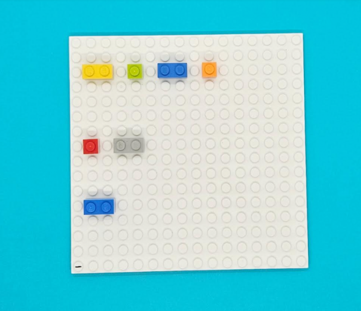 breakout room ideas shows a lego board with morse code.