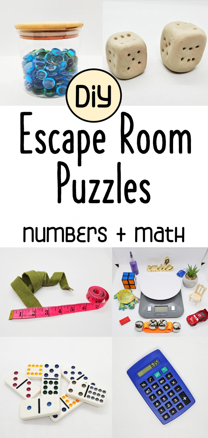 escape room ideas shows a pinterest pin.