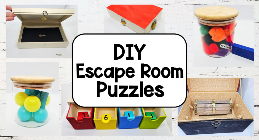 Escape Room for Kids Using Containers
