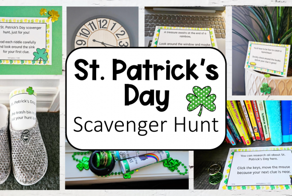 Free Printable St Patricks Day Scavenger Hunt Clues