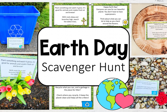 Free Printable Earth Day Scavenger Hunt Riddles (Outdoor)