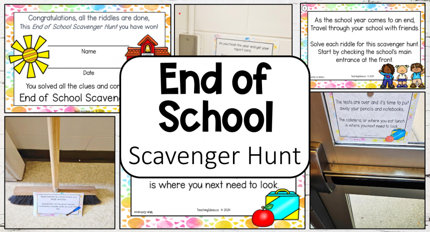 Free End of the Year Scavenger Hunt