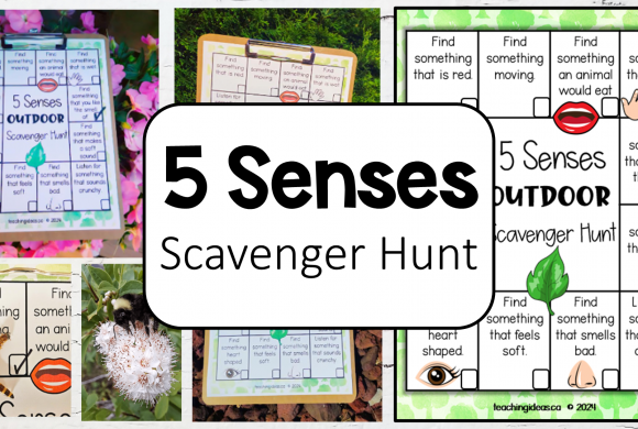 Free 5 Senses Scavenger Hunt