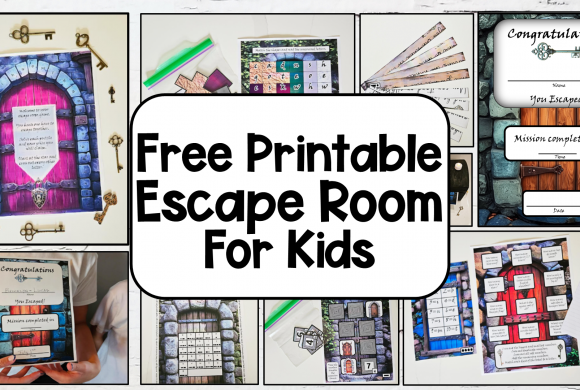 Free Printable Escape Room for Kids