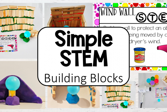 Simple STEM Activity with Building Blocks (Free Printable)