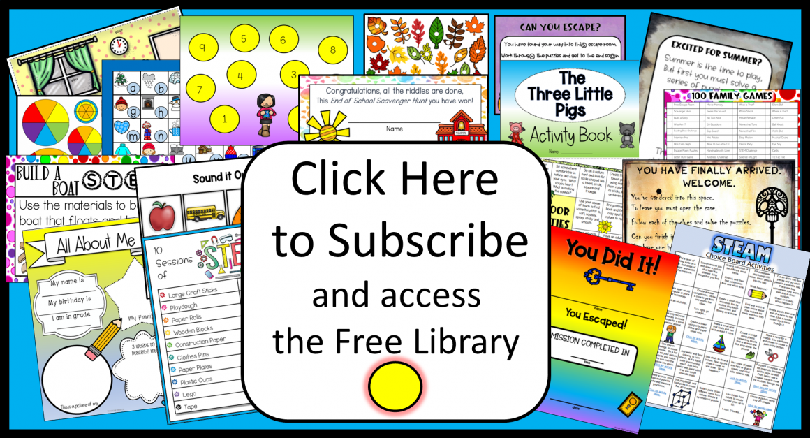 Free Library - Hands-On Teaching Ideas