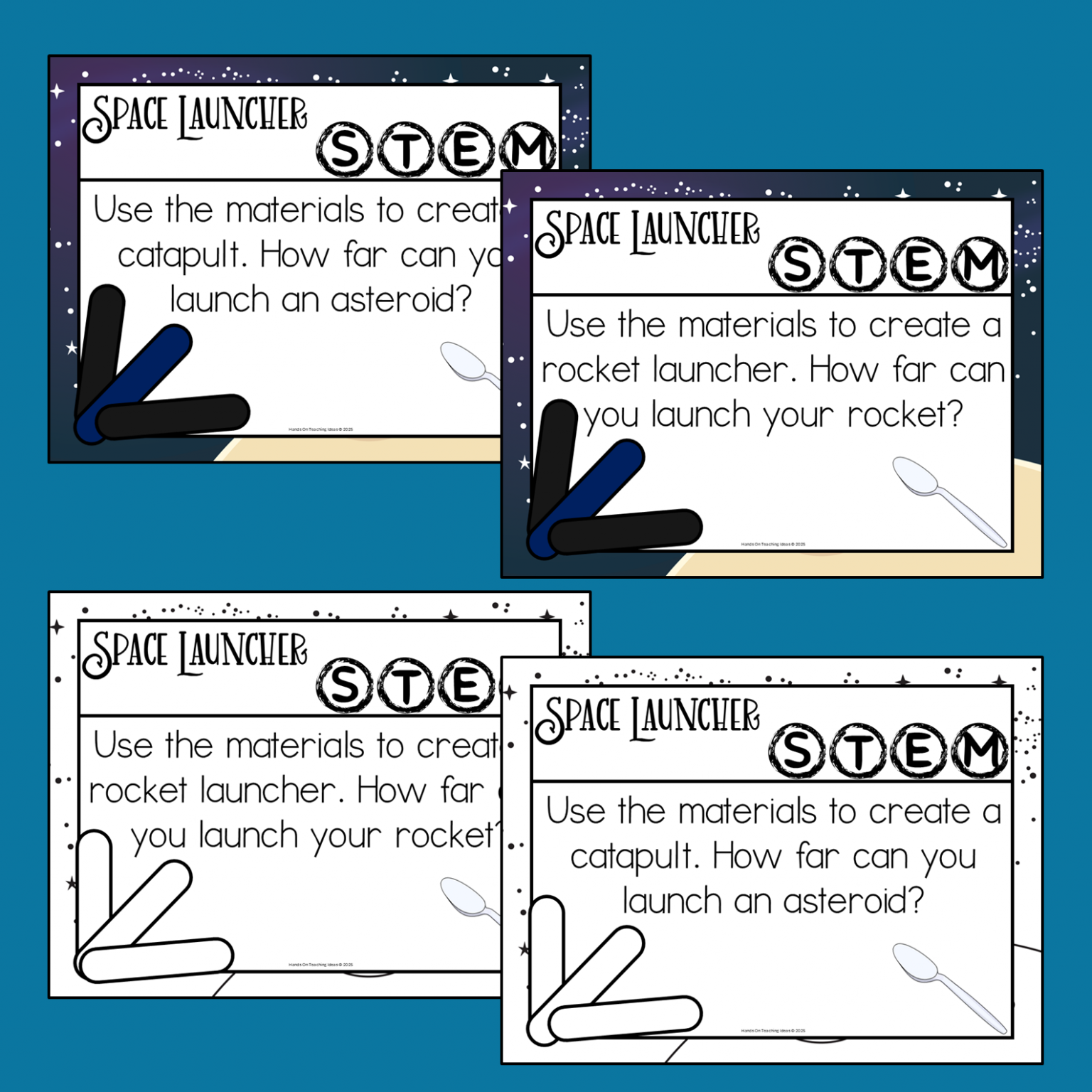 Space Asteroid Launcher STEM Challenge