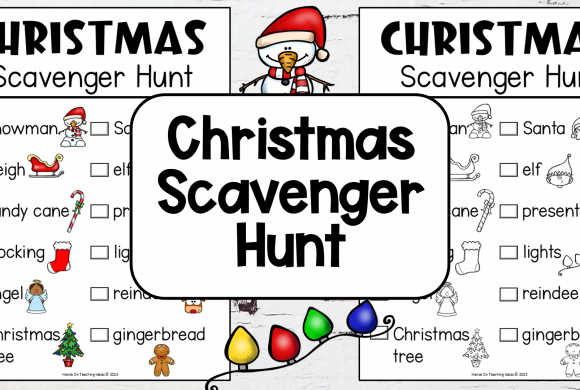 Free Christmas Scavenger Hunt Printable