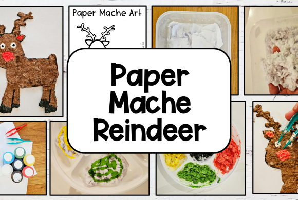 Free Paper Mache Reindeer Template