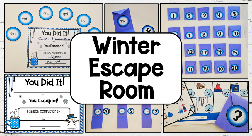 winter escape room feature image Free Winter Escape Room Game