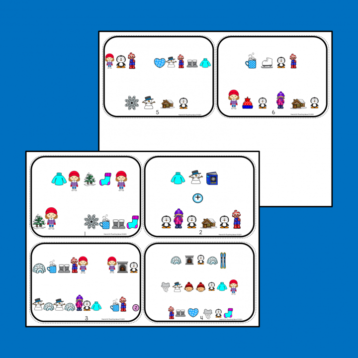 puzzle pages shows two pages with six printable clue cards.