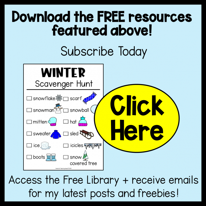 hands on teaching ideas subscriber button.