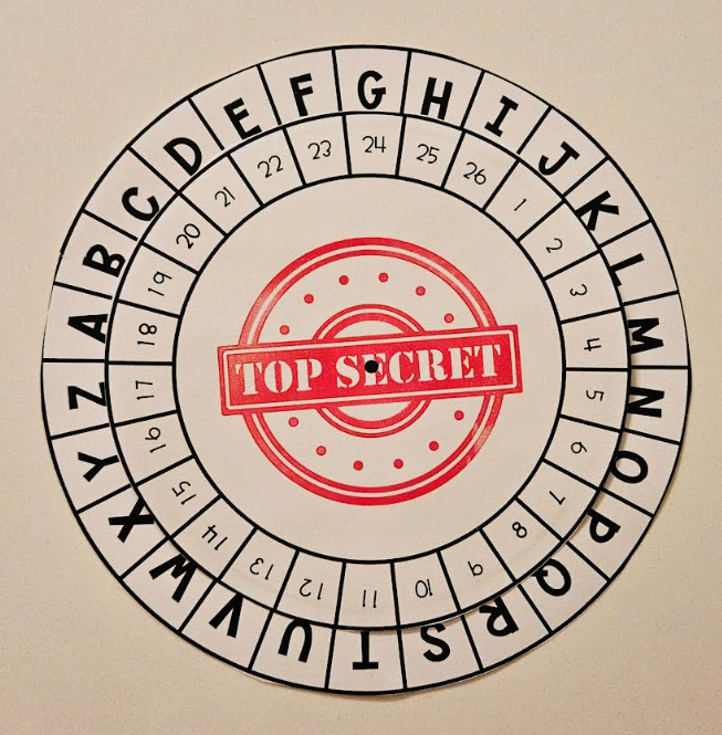 Decoder printable puzzle shows a printed copy of the puzzle.