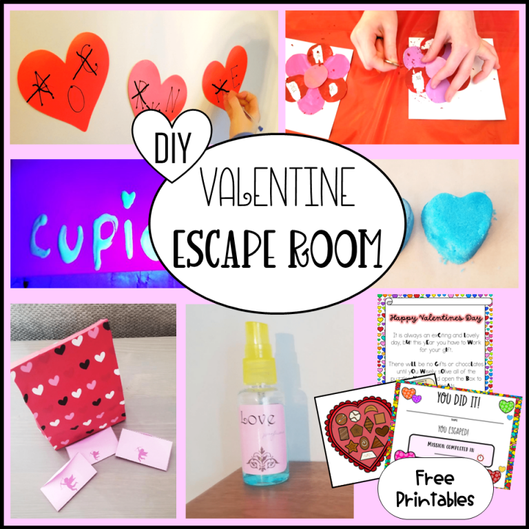 Valentine's Day Escape Room Game Set Up + Solutions for DIY Game ...