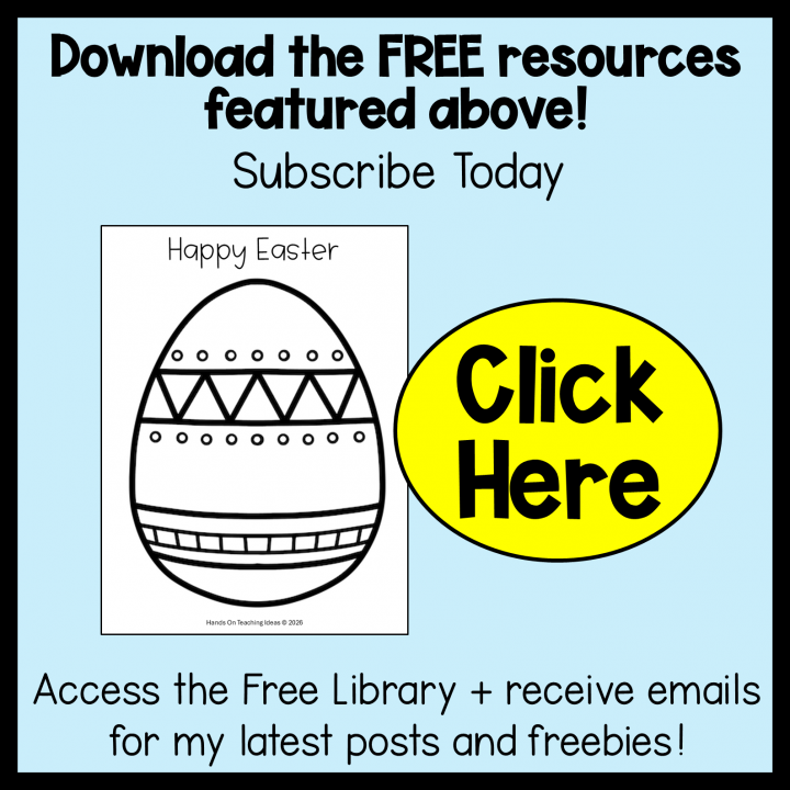 hands on teaching ideas subscriber button.