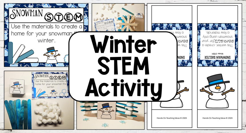winter STEM activity feature image Free Winter STEM Activity