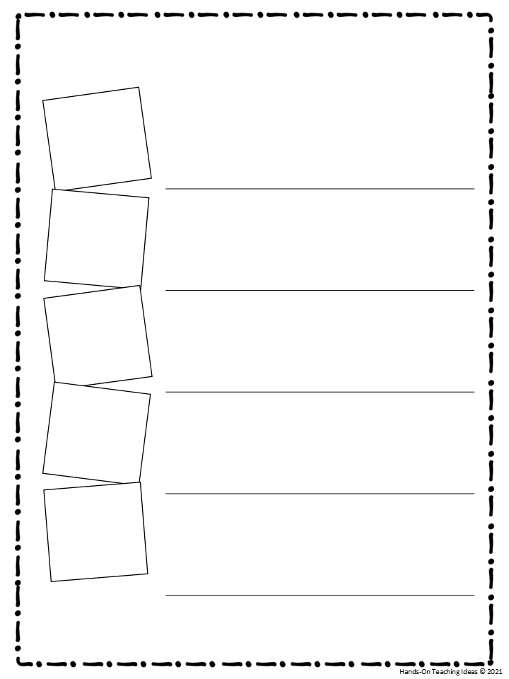 poetry for kids shows a blank template to add any five letter word to the template in the boxes.