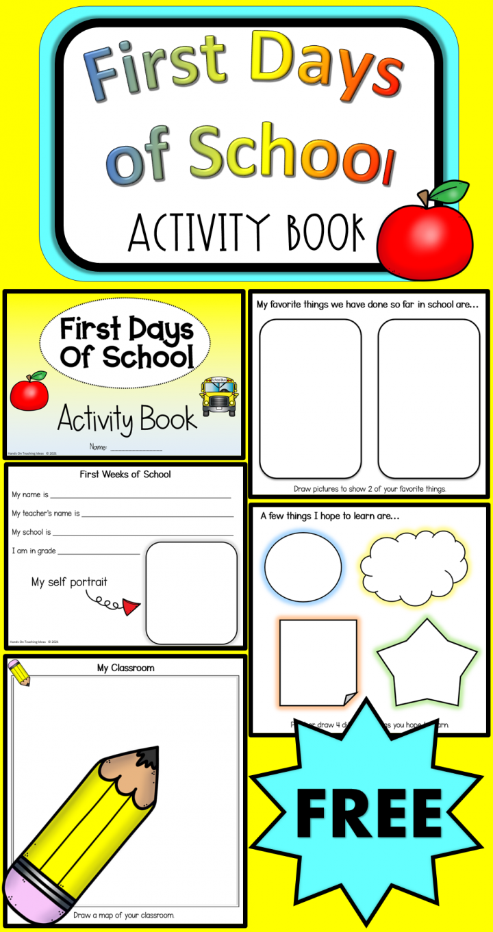 free back to school printable shows a pin for the free resource.