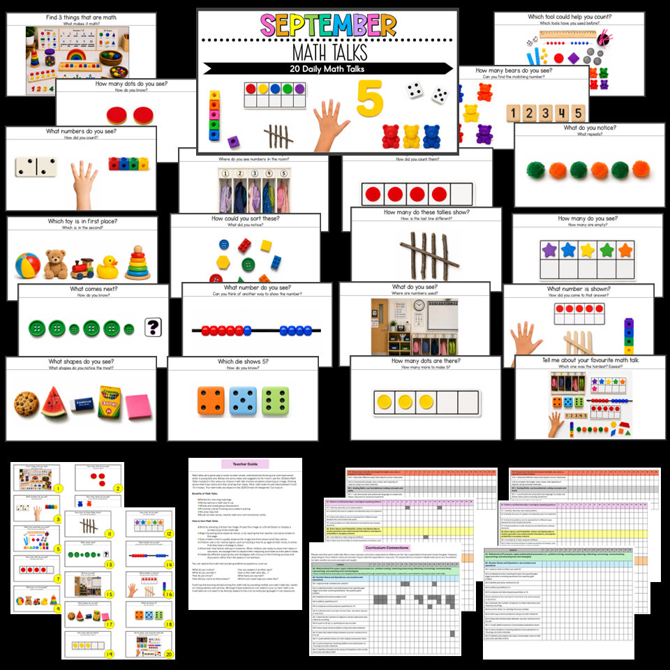 kindergarten Math Curriculum 2026 all pages